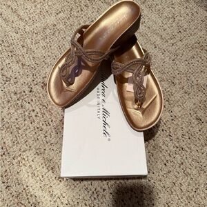 Gold Women's Sandals